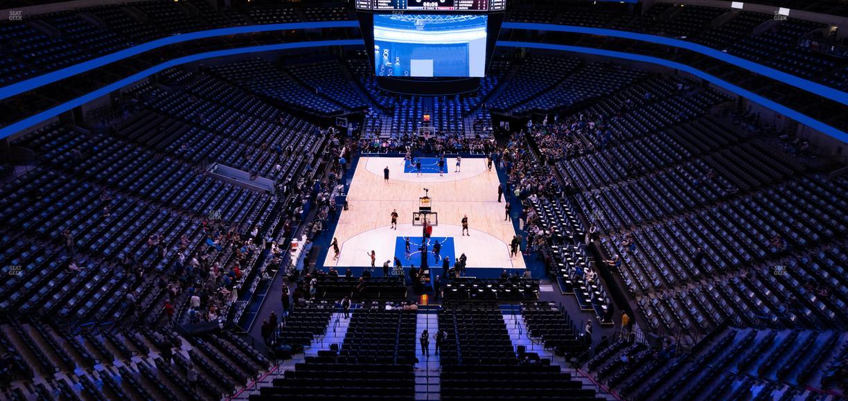 American Airlines Center - Section 318 Seat View