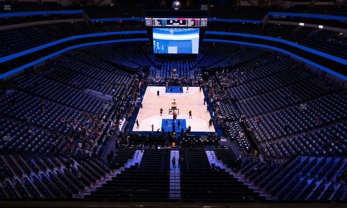 American Airlines Center - Section 318 Seat View