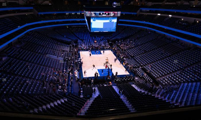 American Airlines Center - Section 319 Seat View
