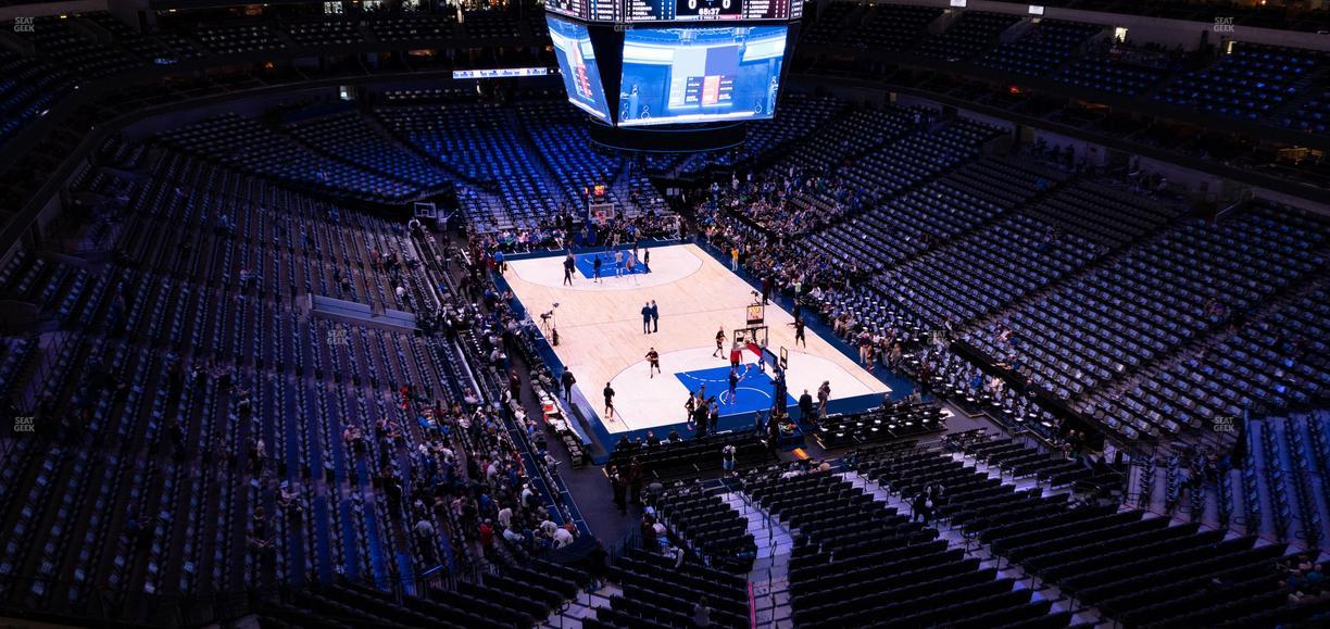 American Airlines Center - Section 320 Seat View