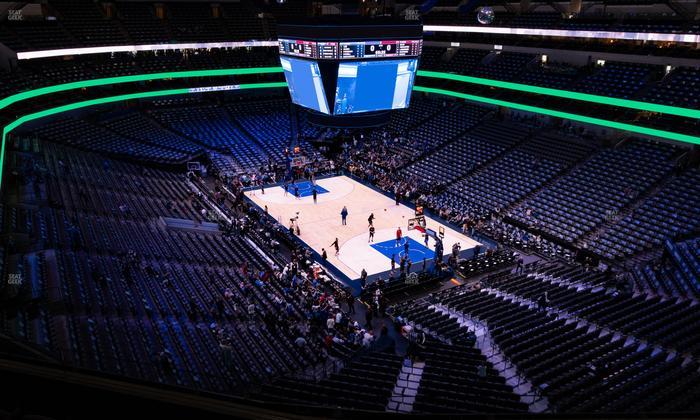 American Airlines Center - Section 321 Seat View