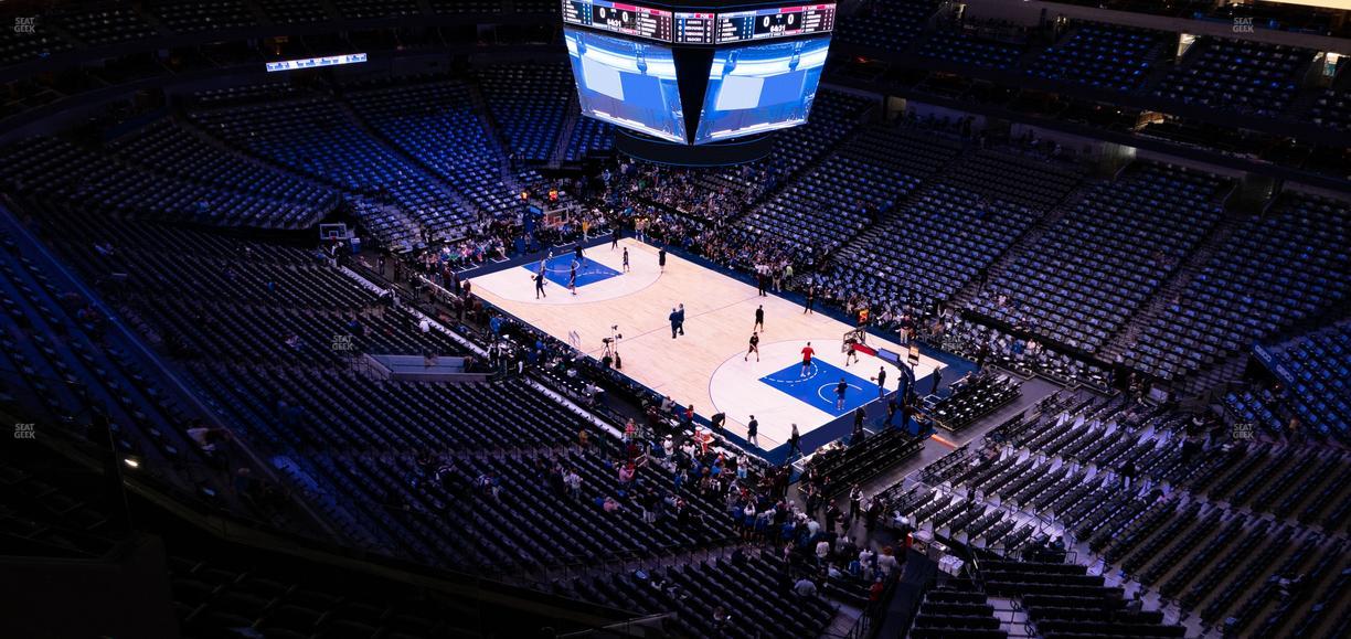 American Airlines Center - Section 322 Seat View