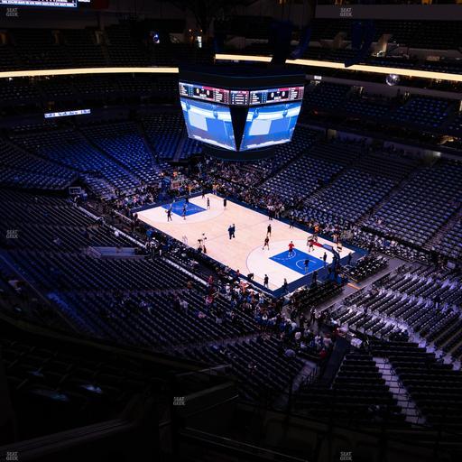 American Airlines Center - Section 322 Seat View
