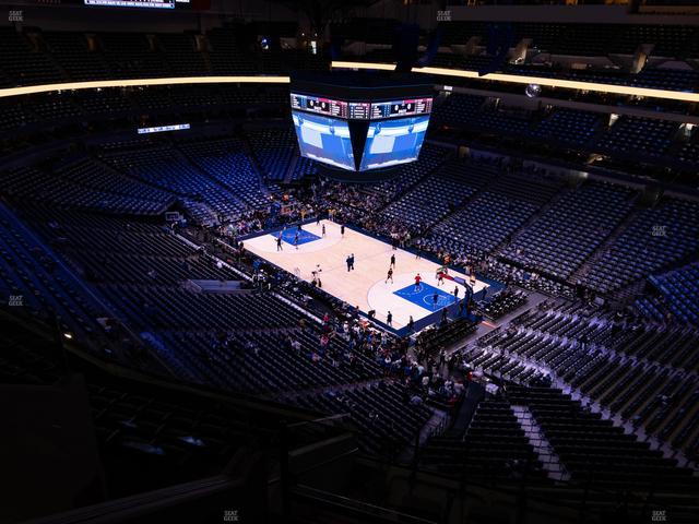 American Airlines Center - Section 322 Seat View