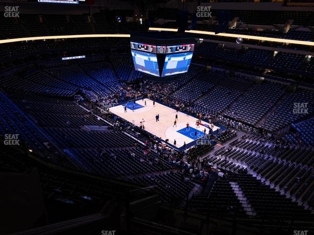 American Airlines Center - Section 322 Seat View