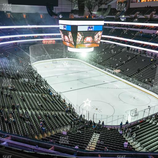 American Airlines Center - Section 322 Seat View