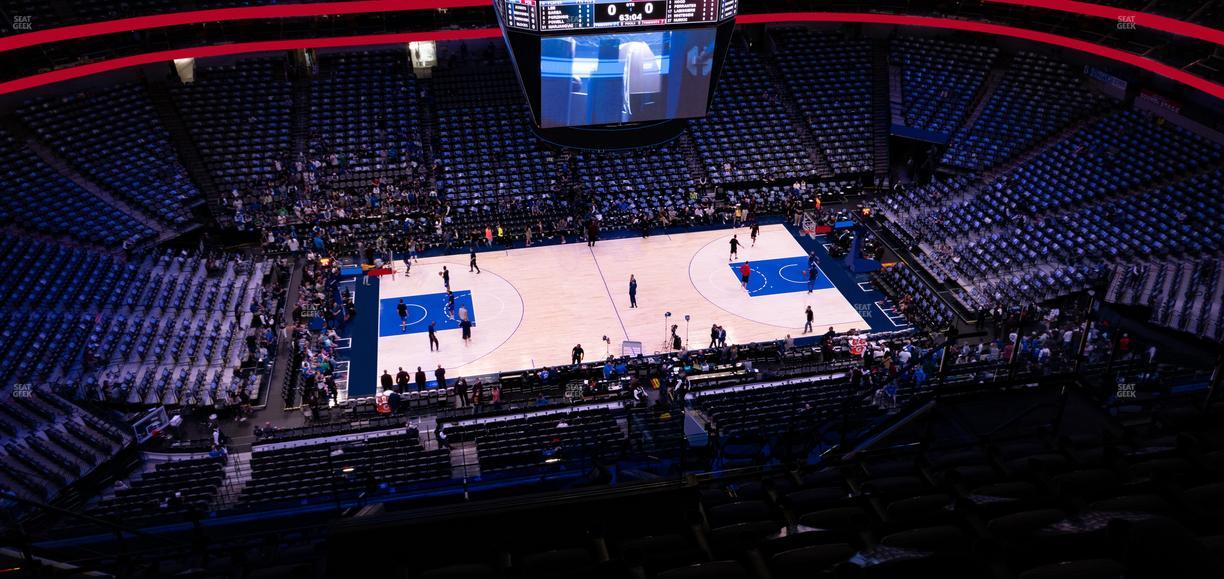 American Airlines Center - Section 327 Seat View