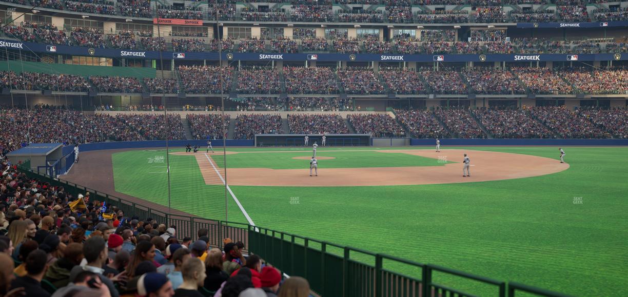 American Family Field - Section 106 Seat View