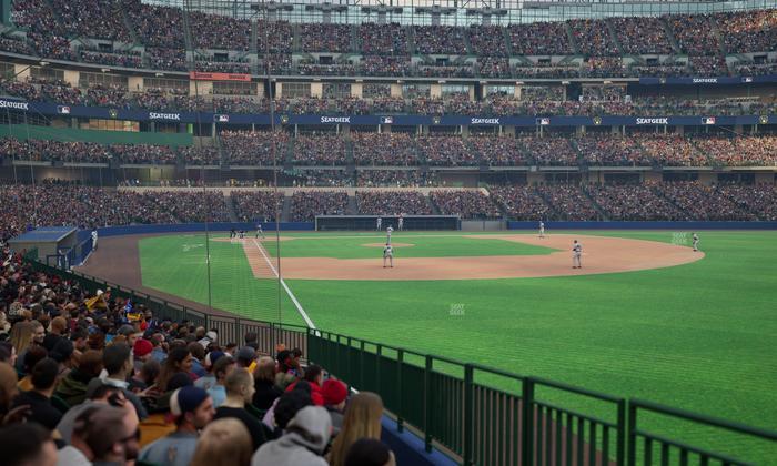 American Family Field - Section 106 Seat View