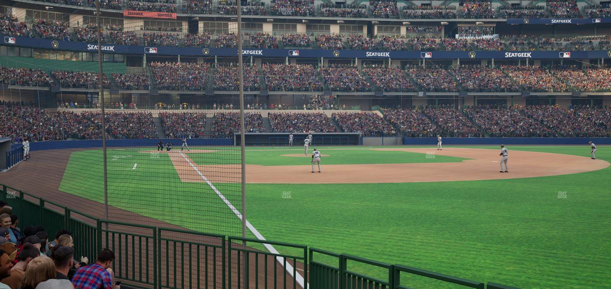 American Family Field - Section 107 Seat View