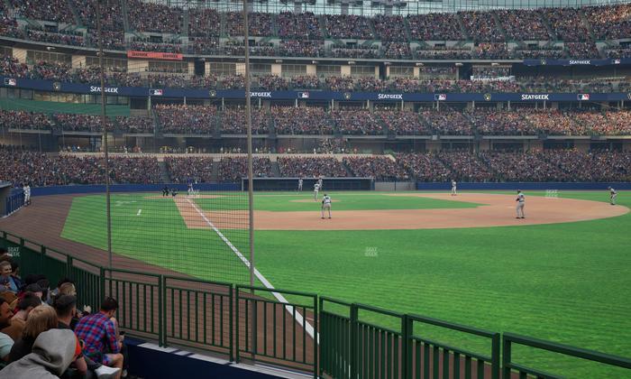 American Family Field - Section 107 Seat View