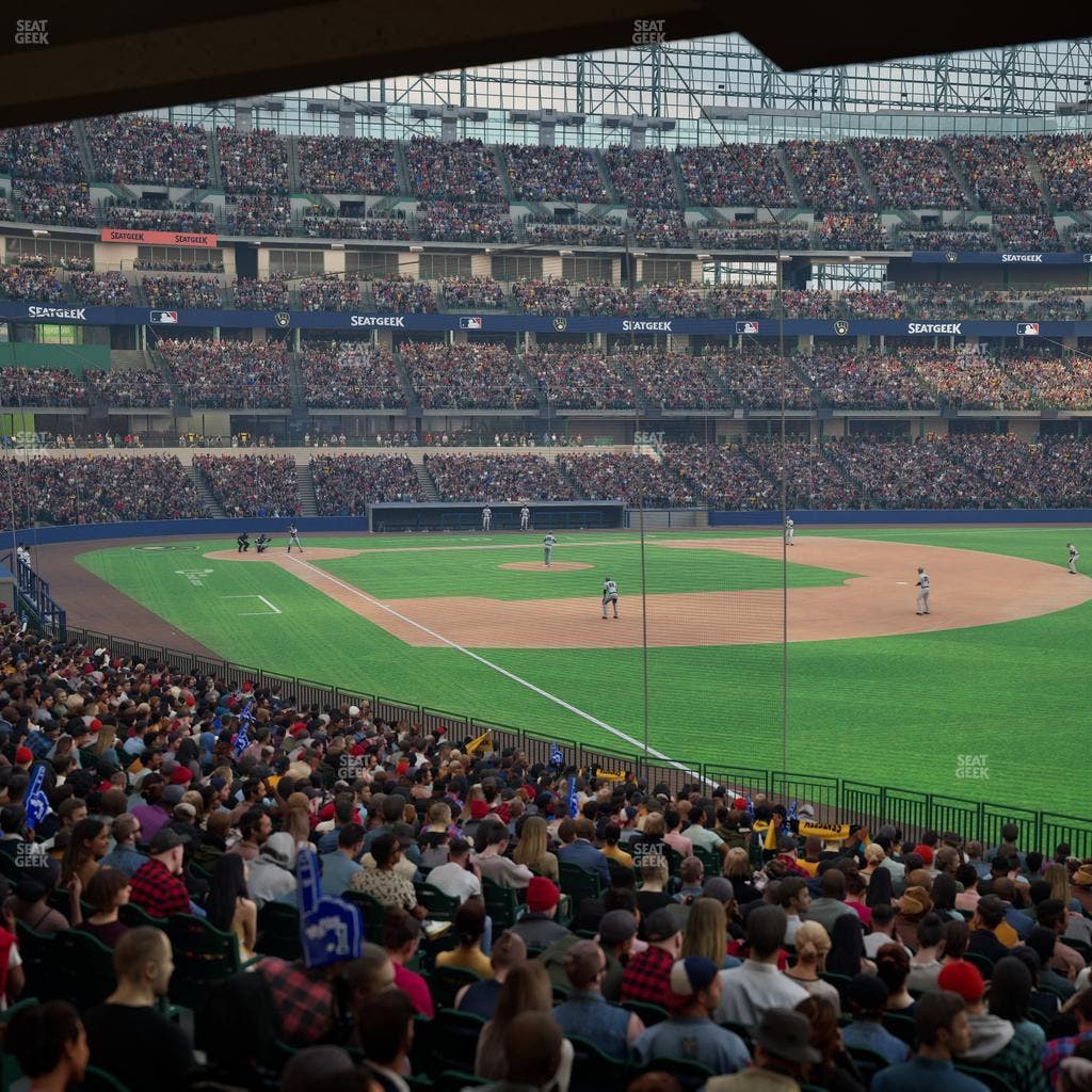 American Family Field - Section 107 Seat View