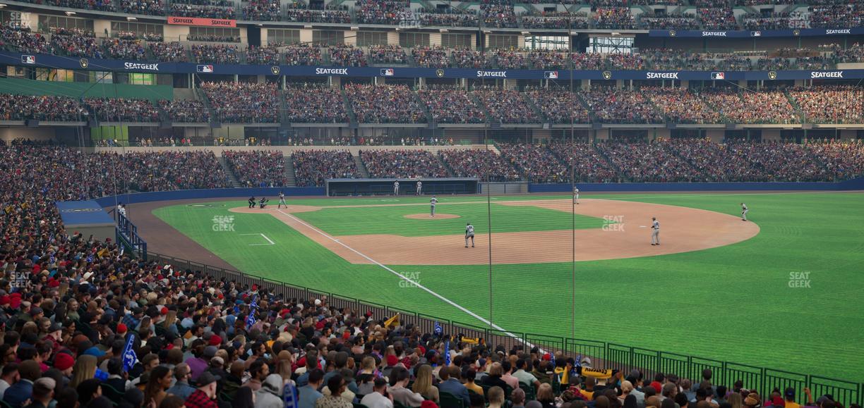 American Family Field - Section 107 Seat View