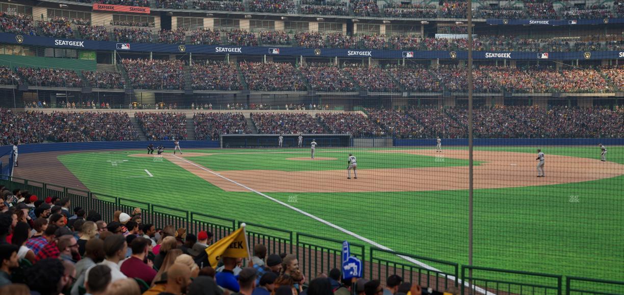 American Family Field - Section 108 Seat View