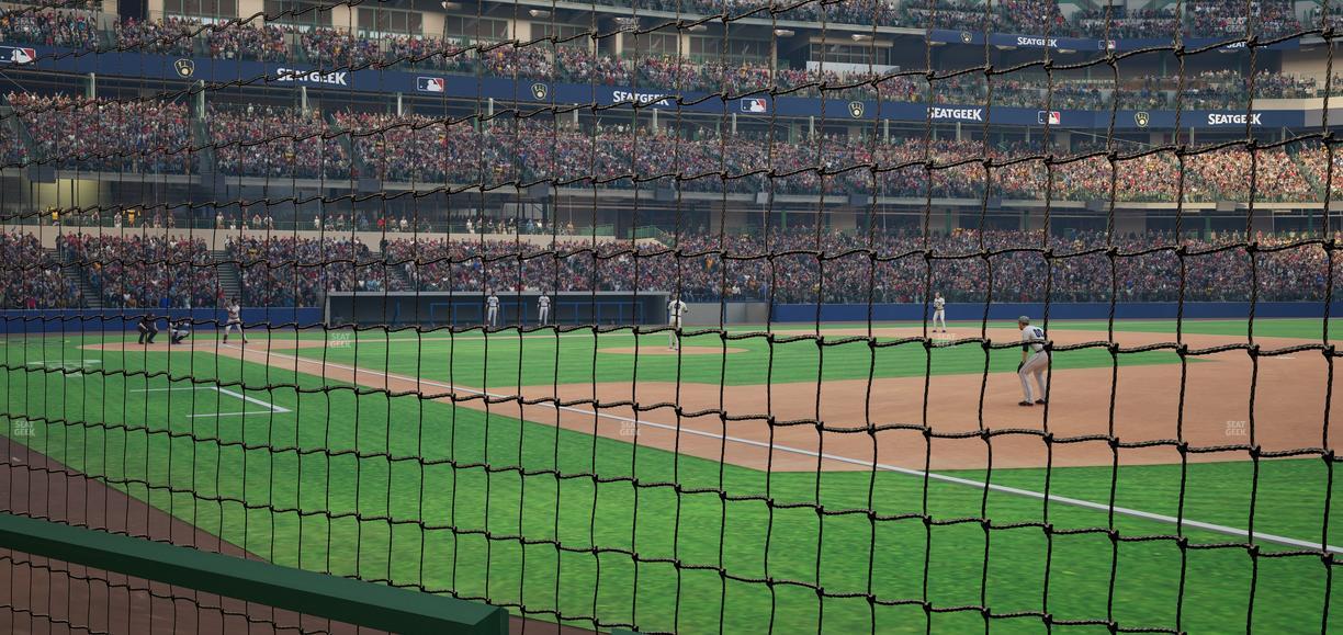 American Family Field - Section 110 Seat View