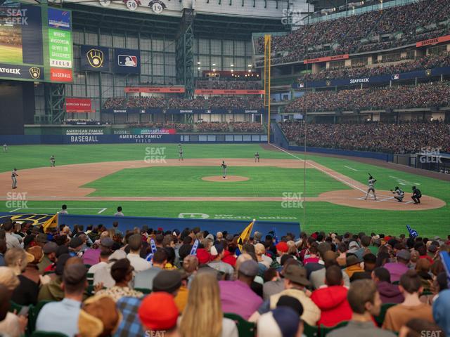 American Family Field - Section 121 Seat View American Family Field - Section 121 Seat View