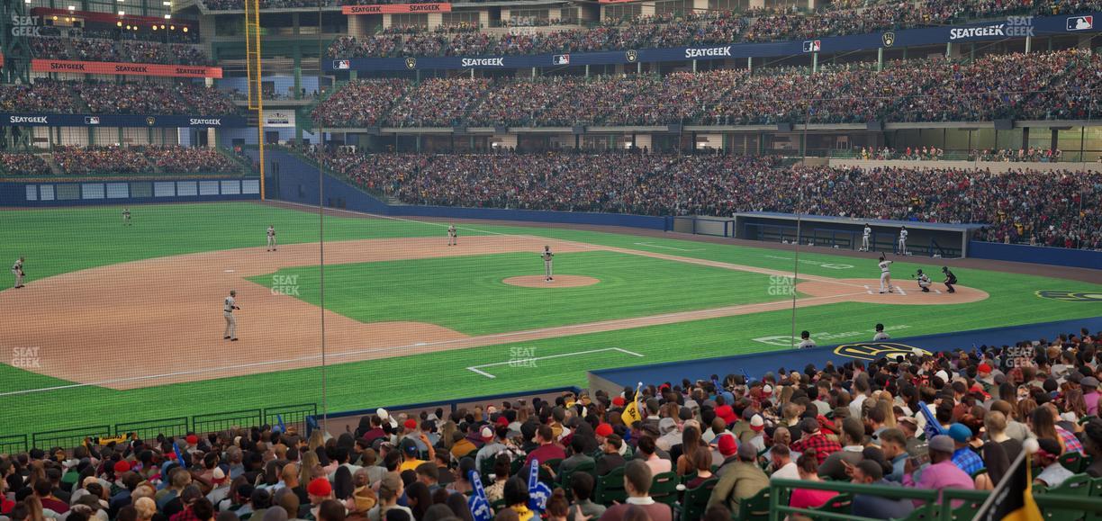 American Family Field - Section 124 Seat View