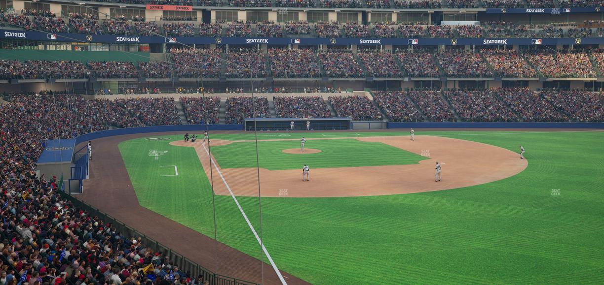 American Family Field - Section 206 Seat View