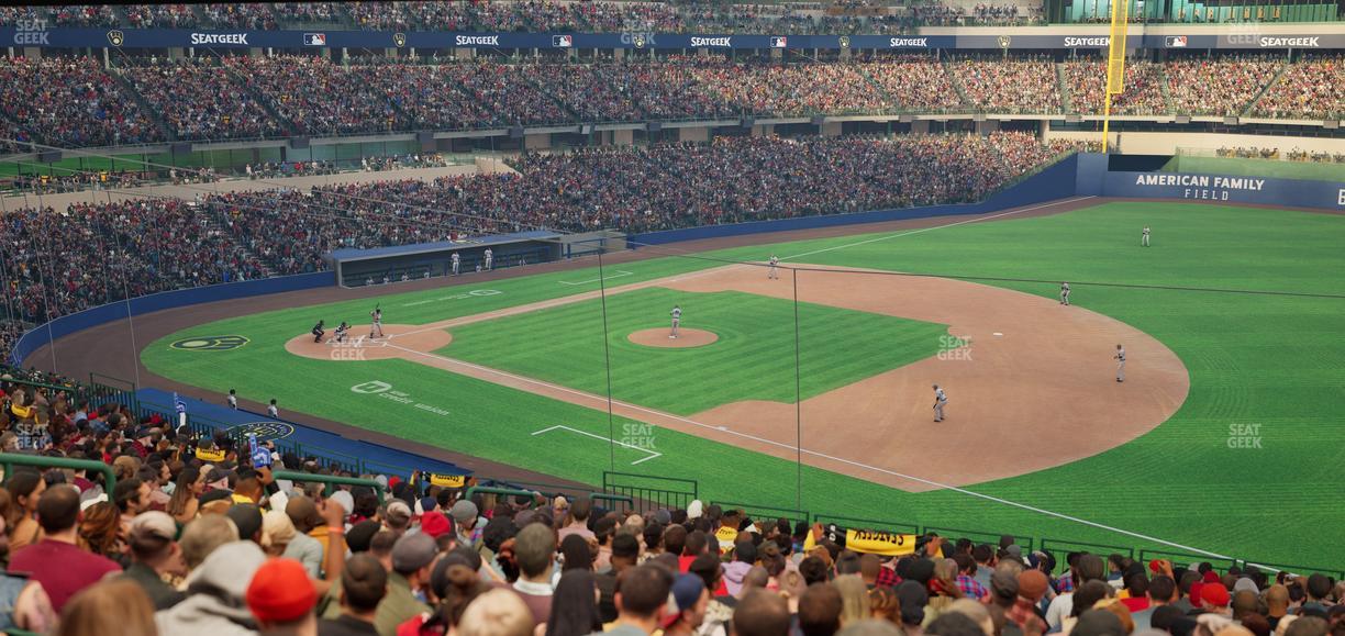 American Family Field - Section 210 Seat View