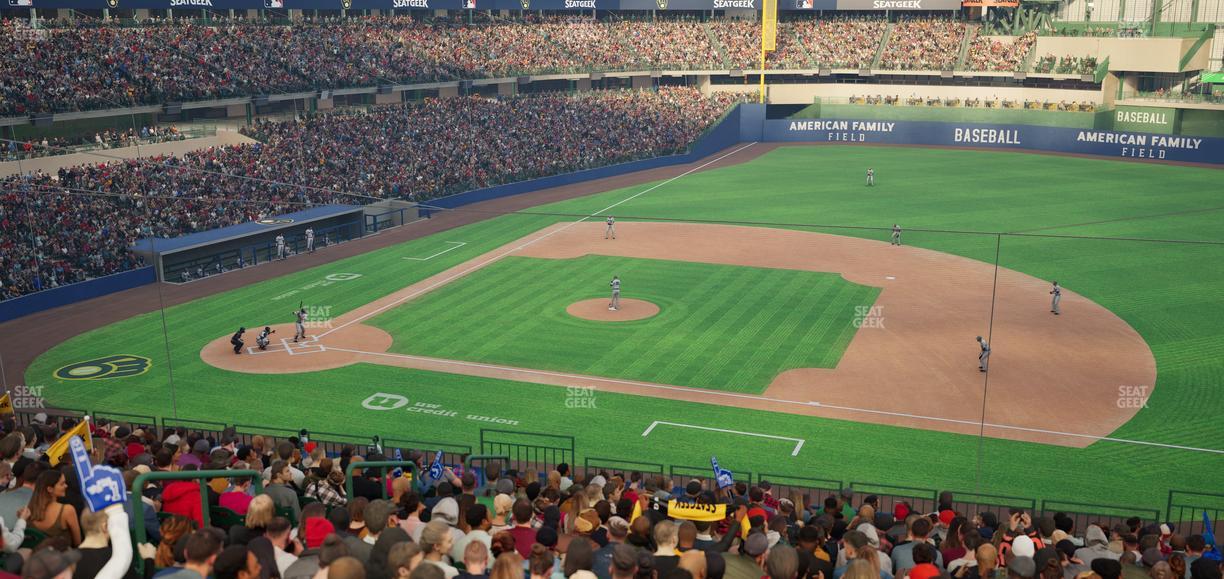 American Family Field - Section 212 Seat View