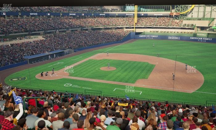 American Family Field - Section 212 Seat View