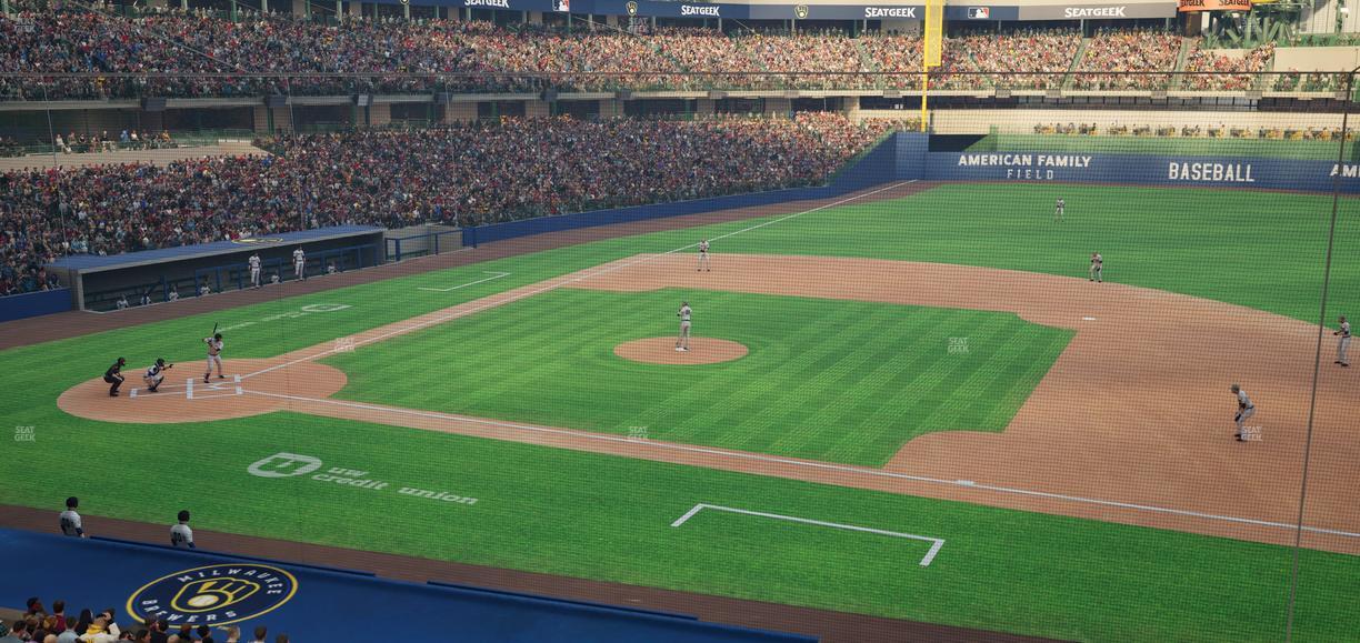 American Family Field - Section 212 Seat View