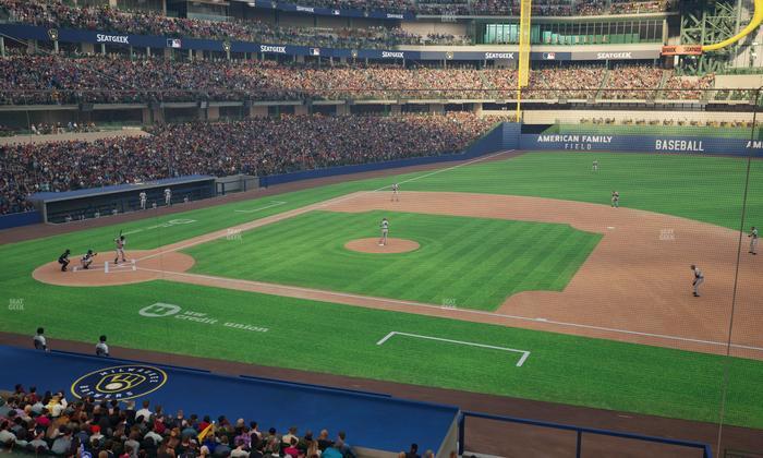 American Family Field - Section 212 Seat View