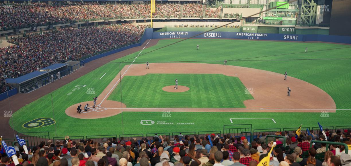 American Family Field - Section 214 Seat View