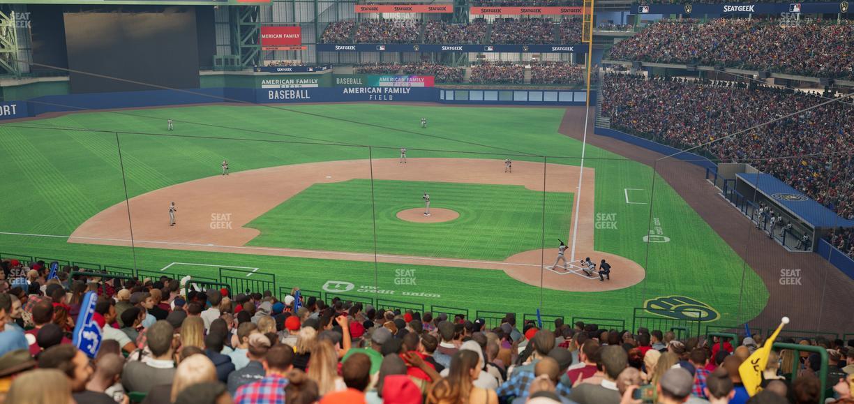 American Family Field - Section 222 Seat View