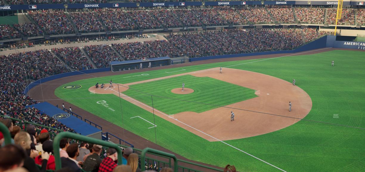 American Family Field - Section 312 Seat View