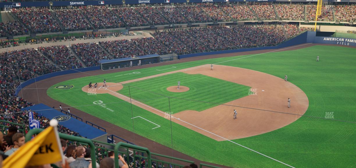 American Family Field - Section 313 Seat View