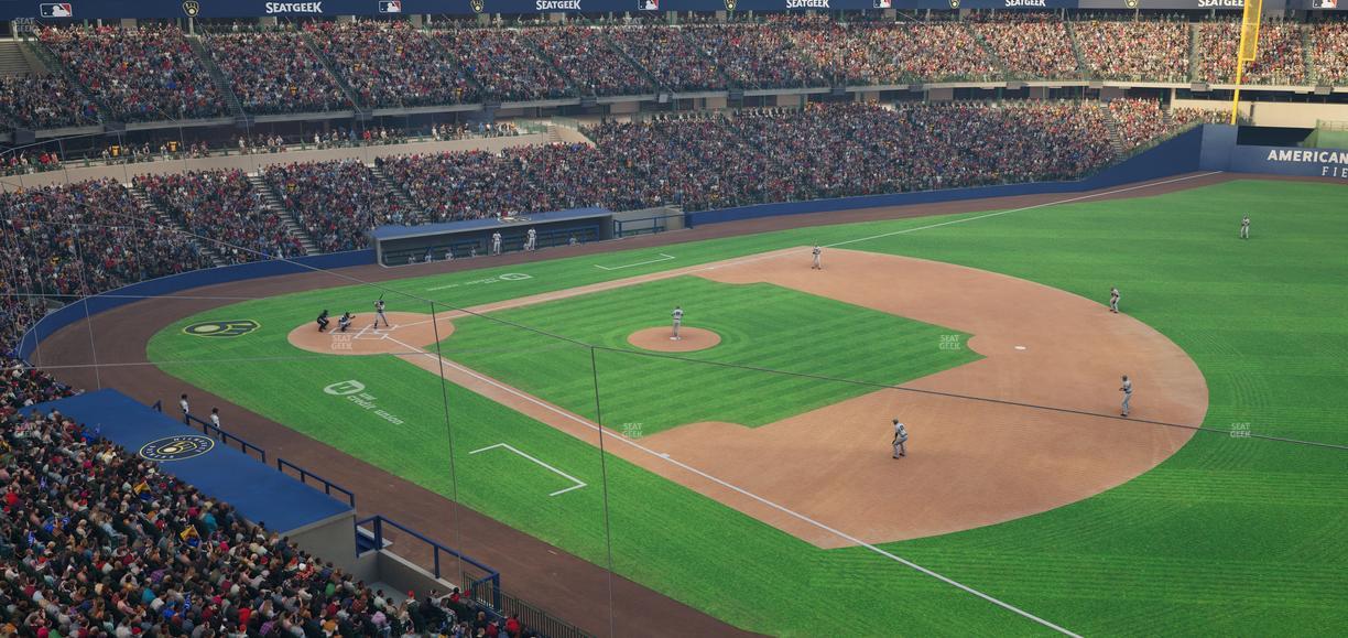 American Family Field - Section 313 Seat View