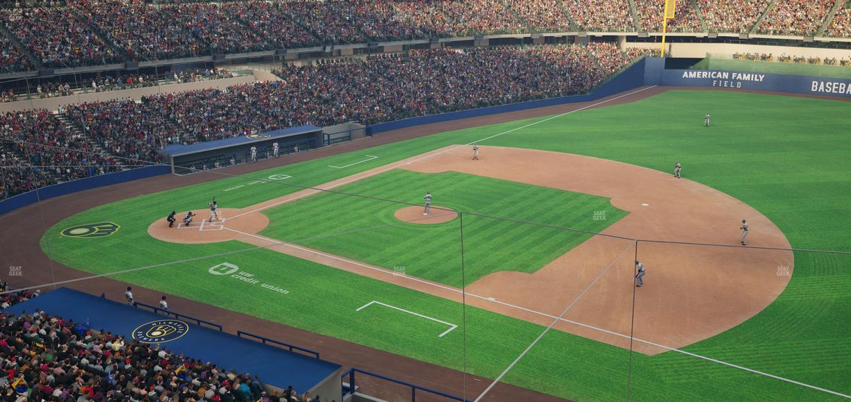 American Family Field - Section 316 Seat View