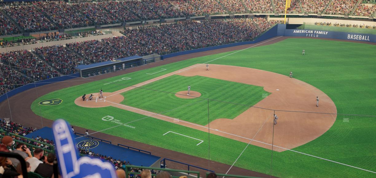 American Family Field - Section 316 Seat View