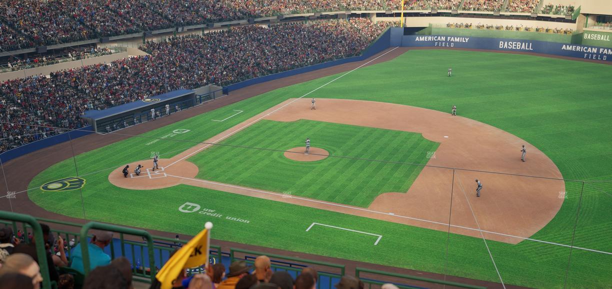 American Family Field - Section 318 Seat View