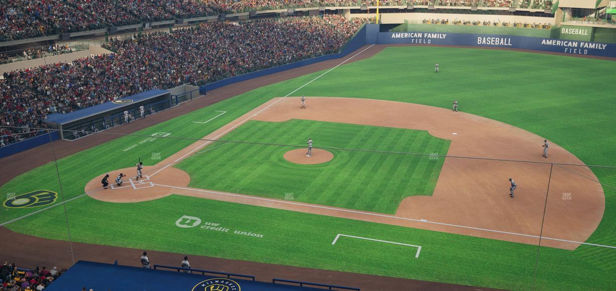 American Family Field - Section 319 Seat View