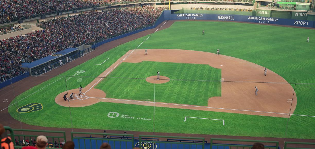 American Family Field - Section 320 Seat View