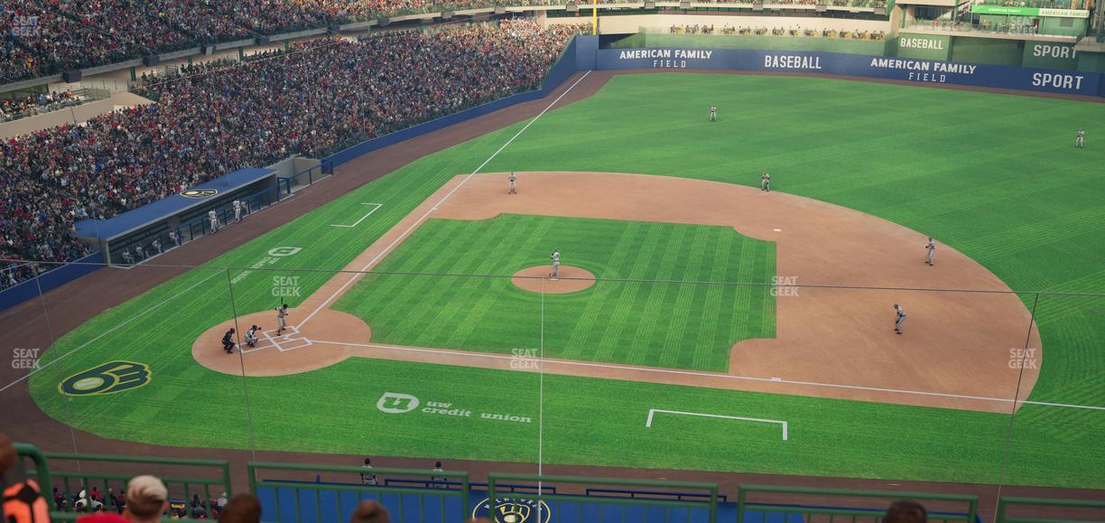 American Family Field - Section 320 Seat View