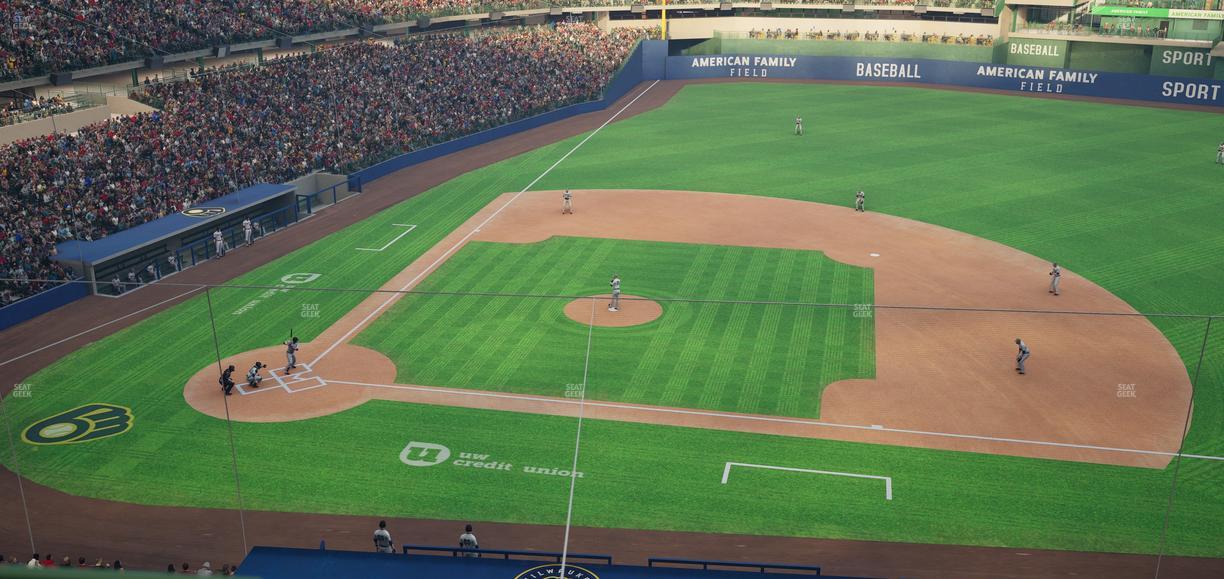 American Family Field - Section 320 Seat View