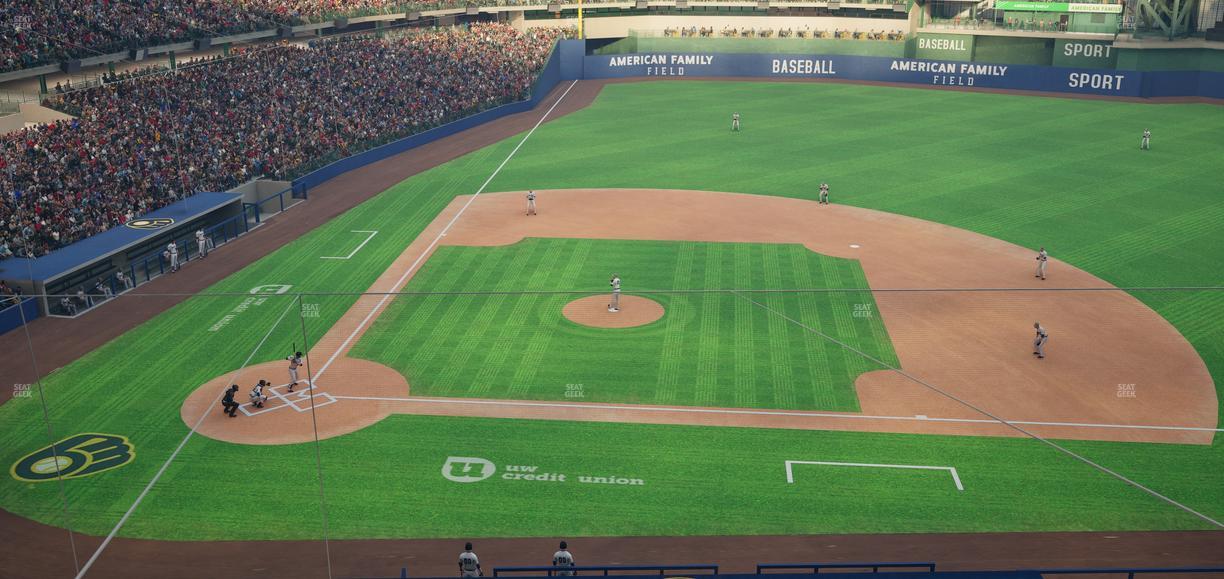 American Family Field - Section 321 Seat View