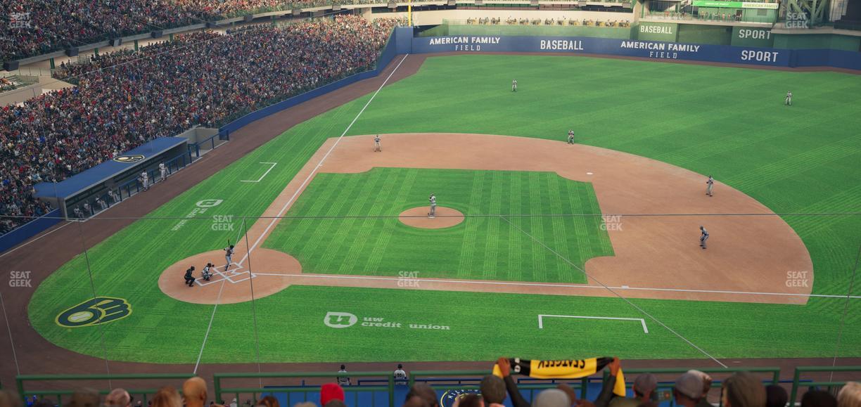 American Family Field - Section 321 Seat View