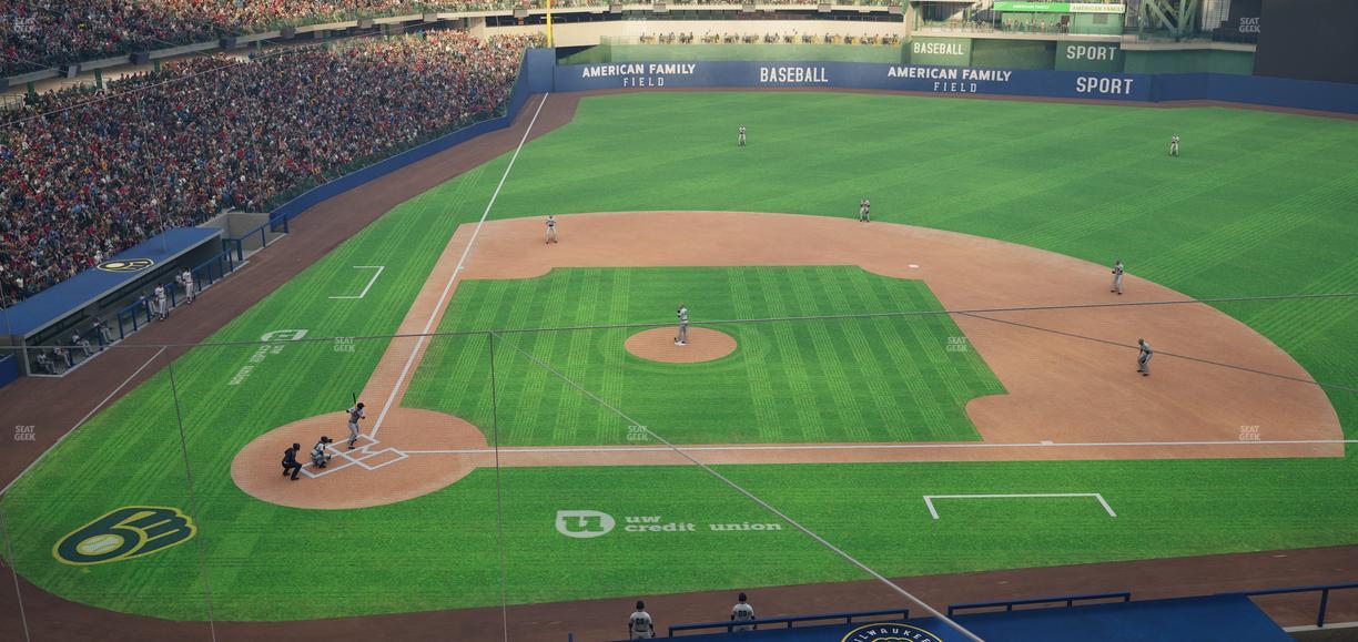 American Family Field - Section 322 Seat View