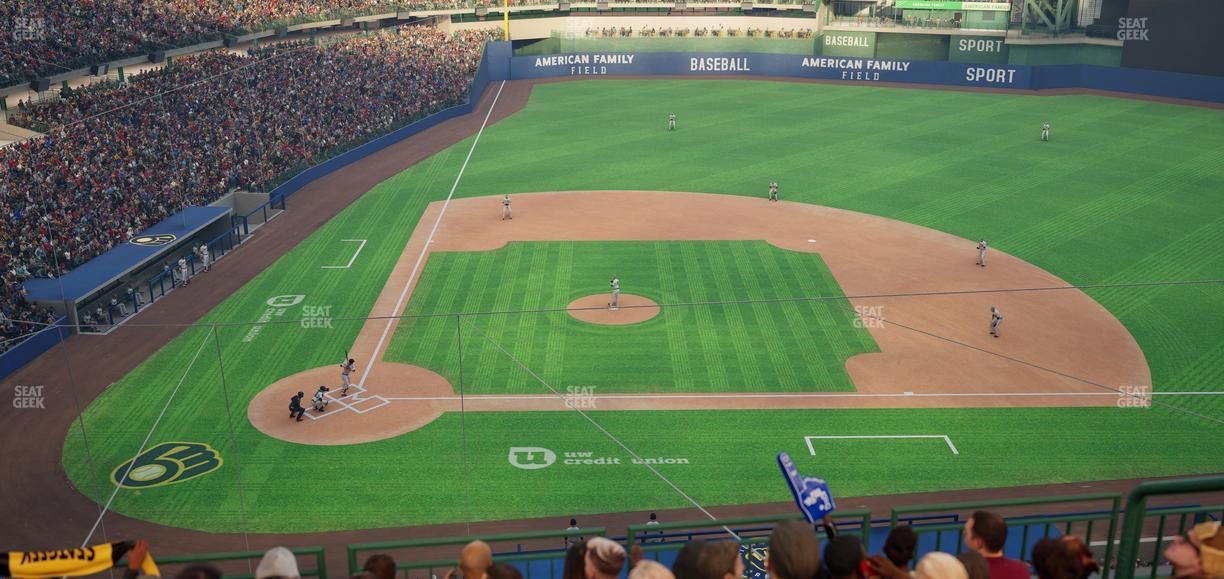 American Family Field - Section 322 Seat View