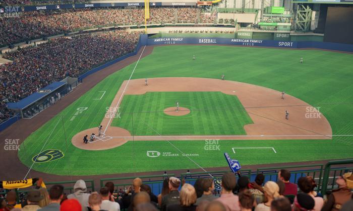 American Family Field - Section 322 Seat View