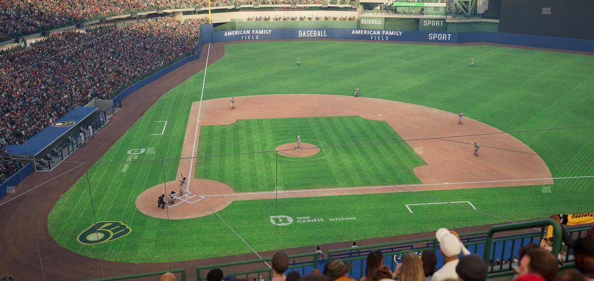 American Family Field - Section 323 Seat View