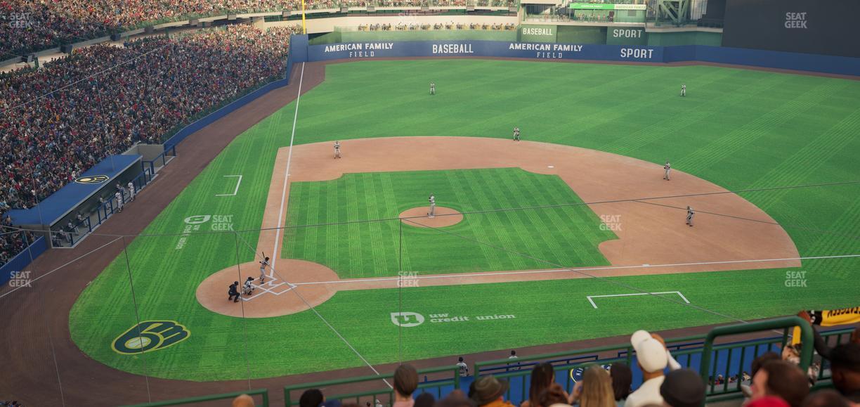 American Family Field - Section 323 Seat View