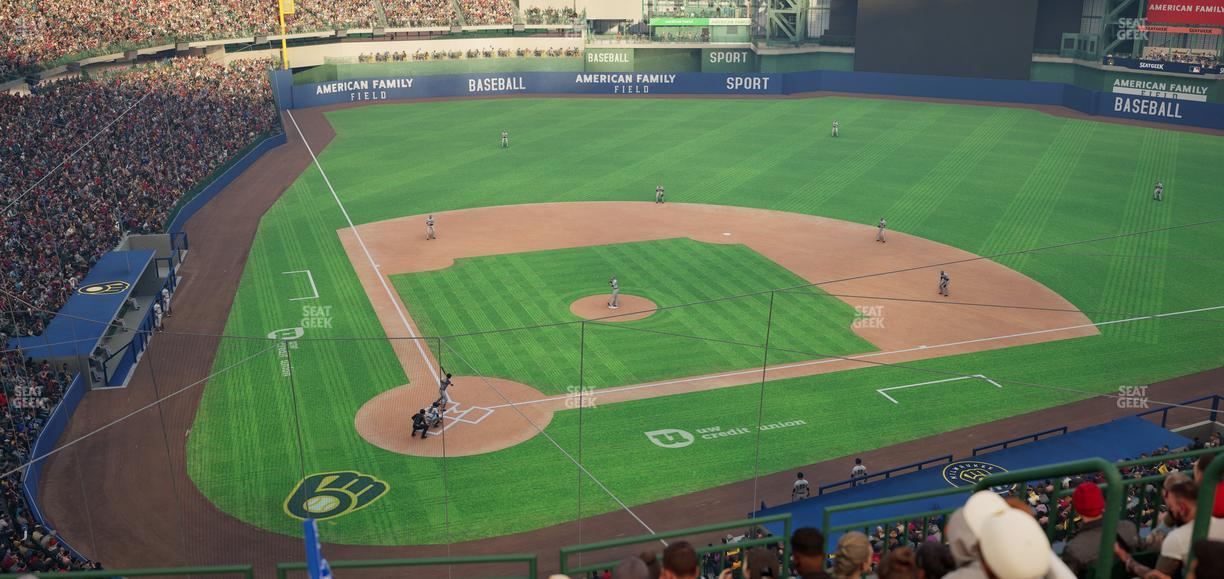 American Family Field - Section 325 Seat View