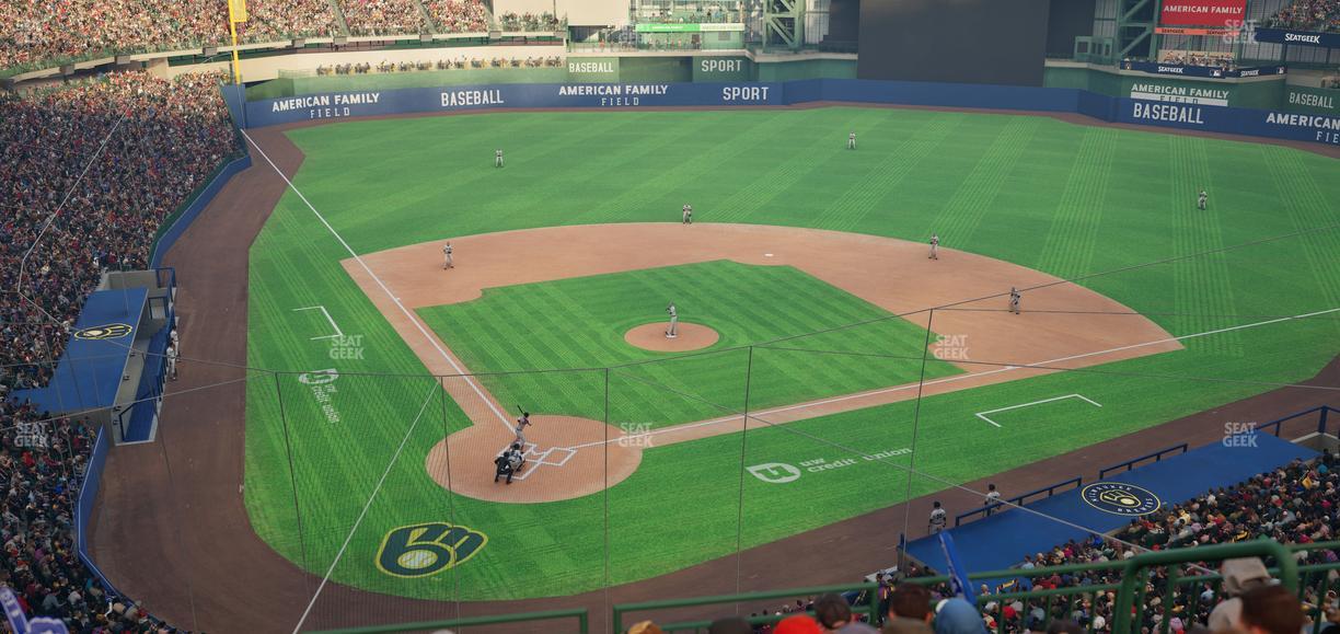 American Family Field - Section 326 Seat View