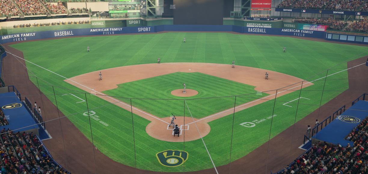 American Family Field - Section 329 Seat View