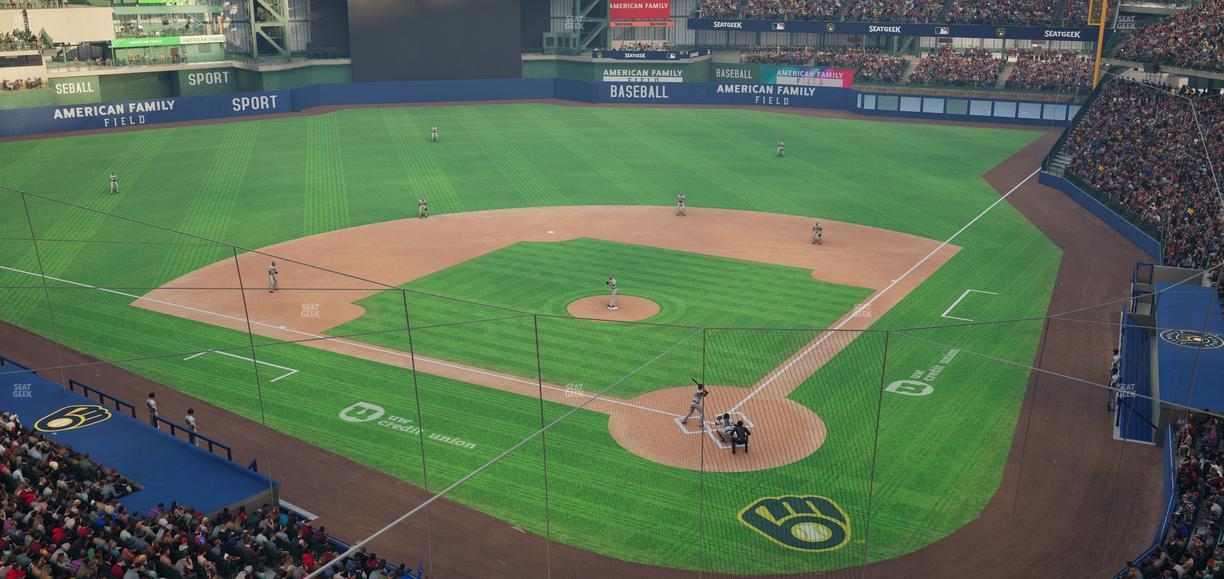 American Family Field - Section 332 Seat View